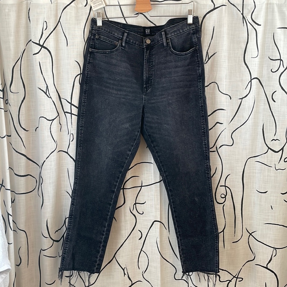 Gap Faded Black Slim Fit Jeans